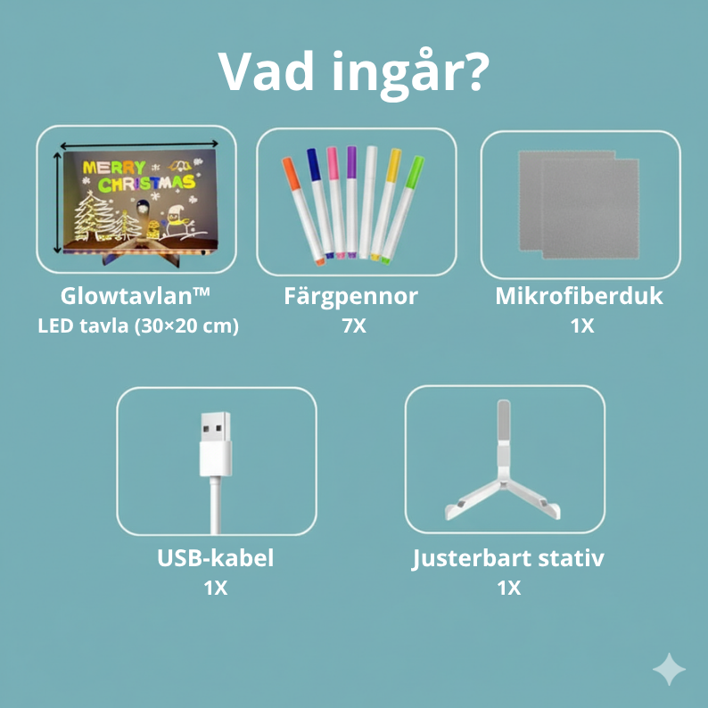 Glowtavlan™ – Skärmfri lek som väcker fantasin till liv